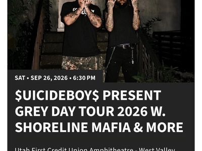 SuicideboysTickets, 2026