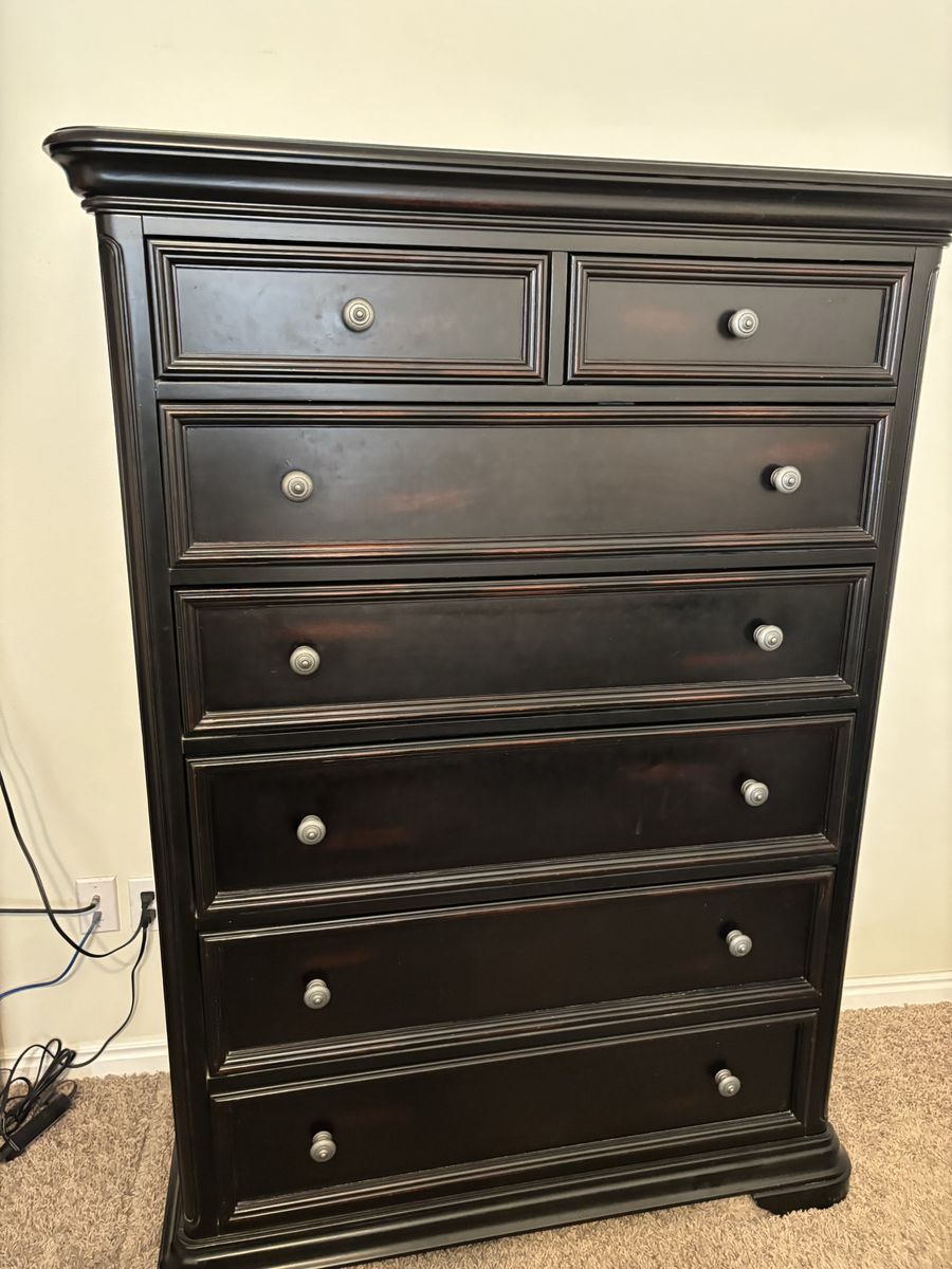 Dresser Black-solid wood