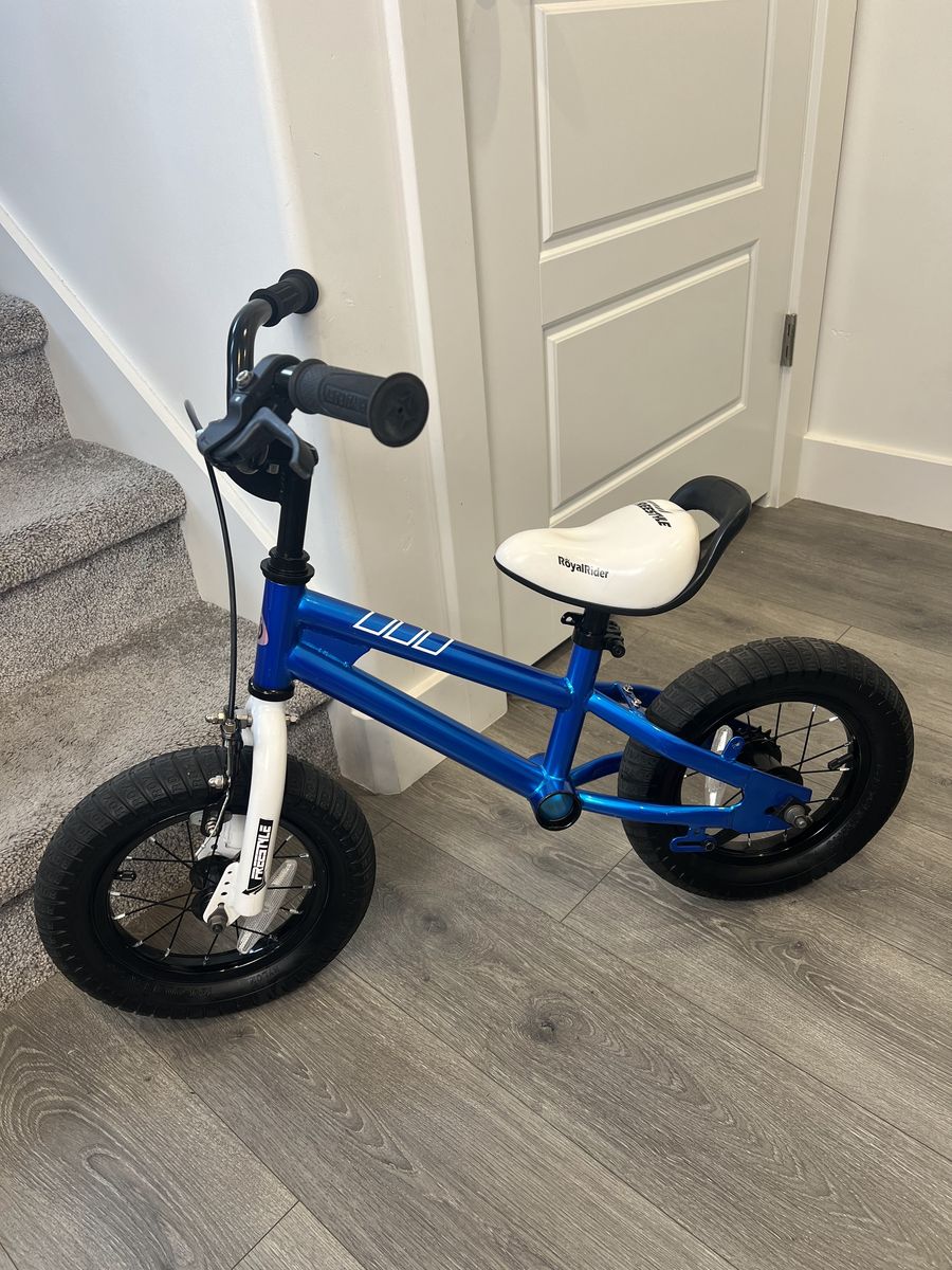 RoyalBaby Freestyle 12" BMX Balance Bike – Front Brake, Like New