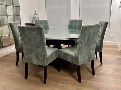 Arhaus Dining Table & 6 Chairs