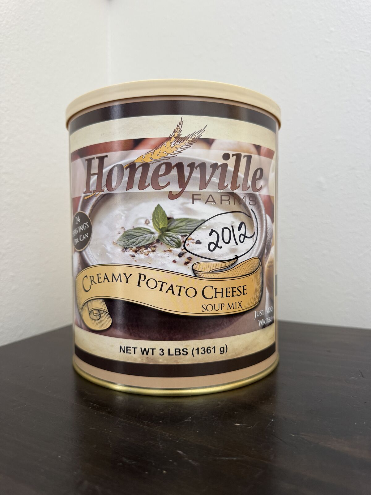 Creamy Potato Cheese Soup Mix 3 lbs 25 year shelf life