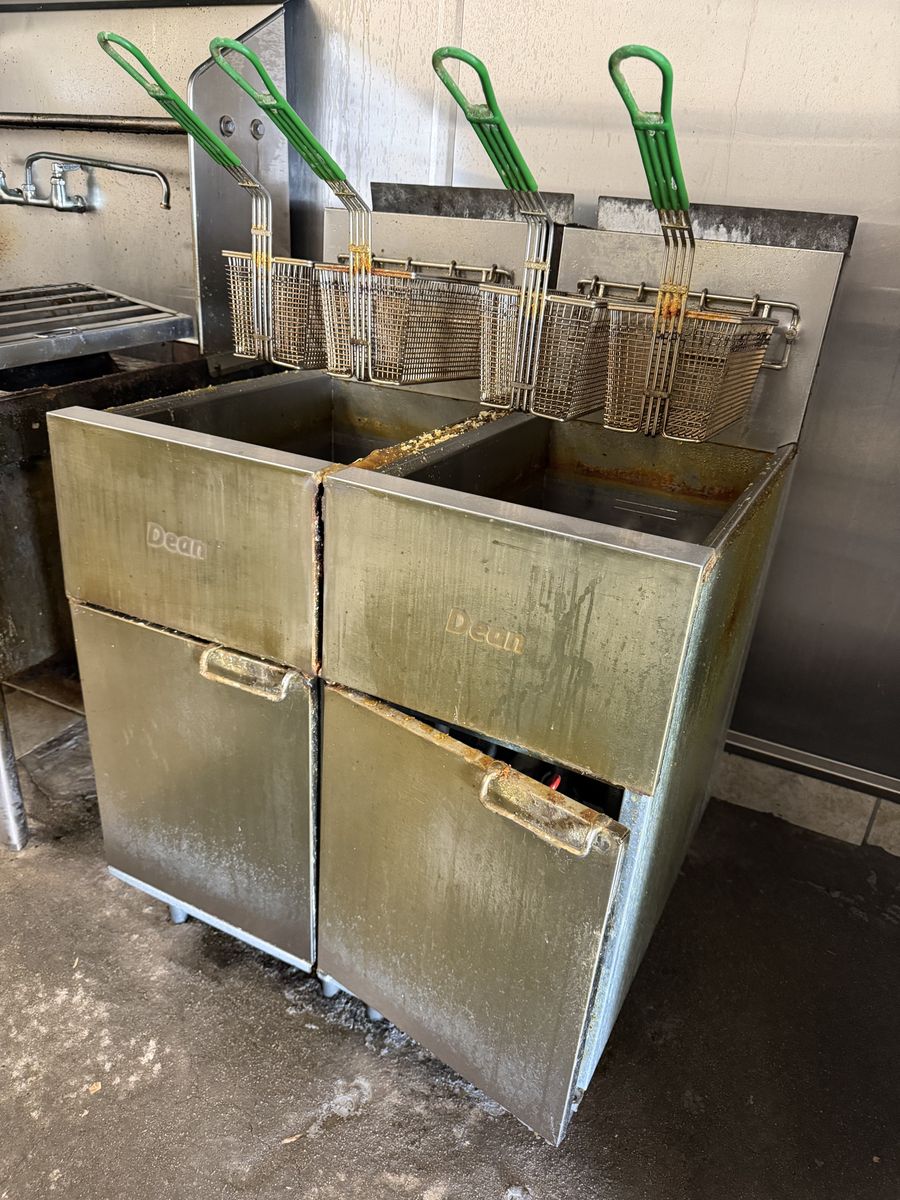 Commercial Dean Double Basket Deep Frier