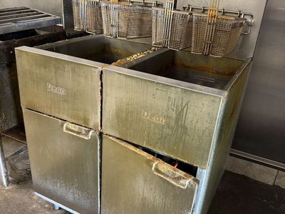Commercial Dean Double Basket Deep Frier