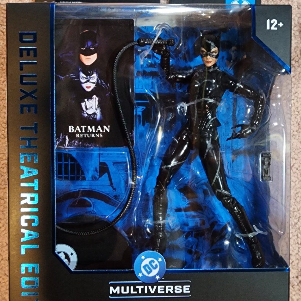 McFarlane Toys DC Multiverse Batman Returns Catwoman Deluxe Theatrical Edition Action Figure NEW