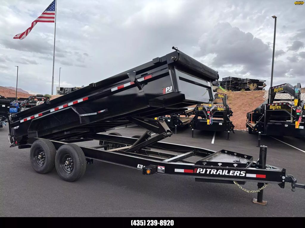 2025 PJ Trailers 7X16 14K DL Low Pro Series Dump T