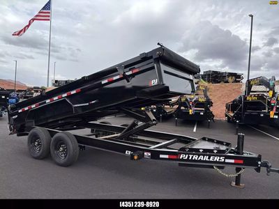 2025 PJ Trailers 7X16 14K DL Low Pro Series Dump T