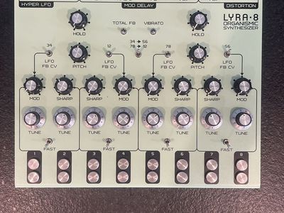 Soma Lyra-8 Organismic Synthesizer - Green Desktop Synth