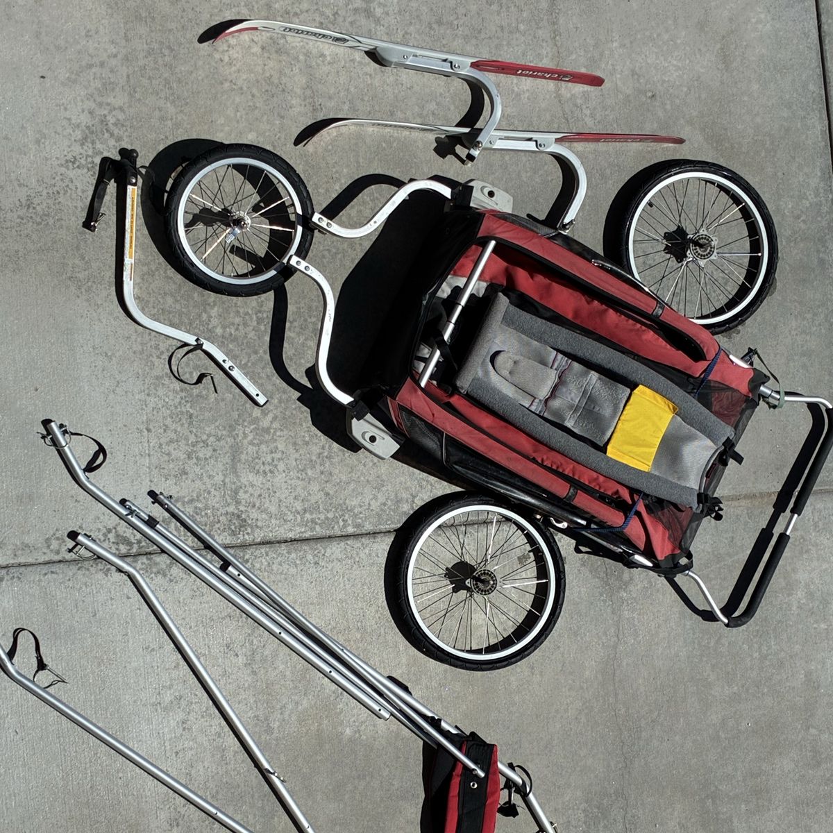 Chariot Double Seater Bike Trailer / Jogger / Skie