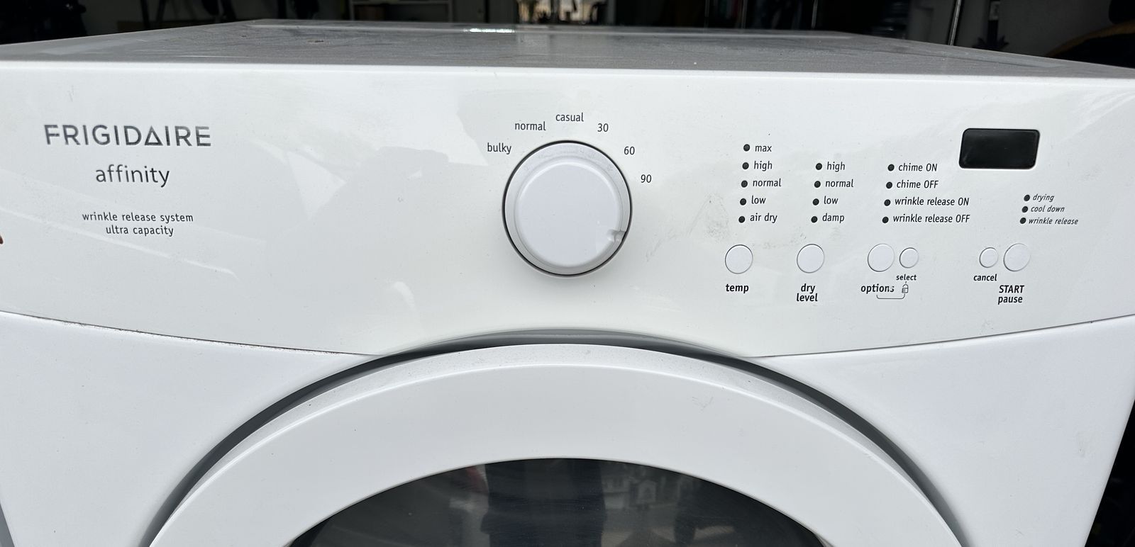 Frigidaire Affinity Front Load Dryer