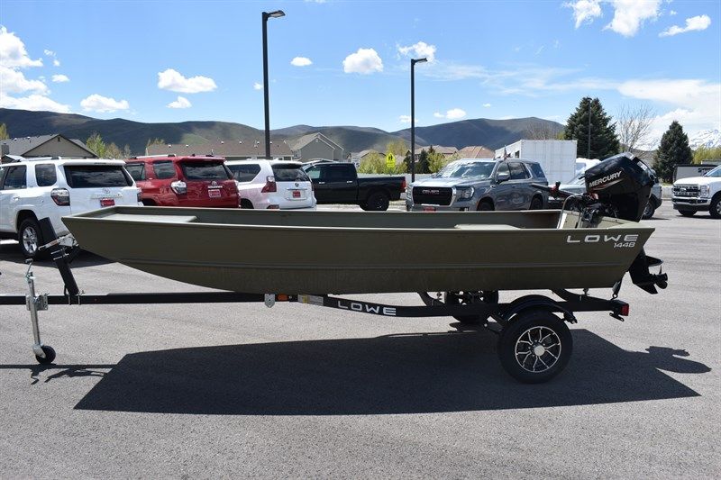 2024 Lowe 1448 Jon With 20HP ELHPT Mercury Engine and Trailer!!