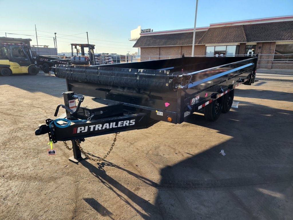 2026 PJ Trailers 8X16 D8 Deckover 14K Dump Trailer