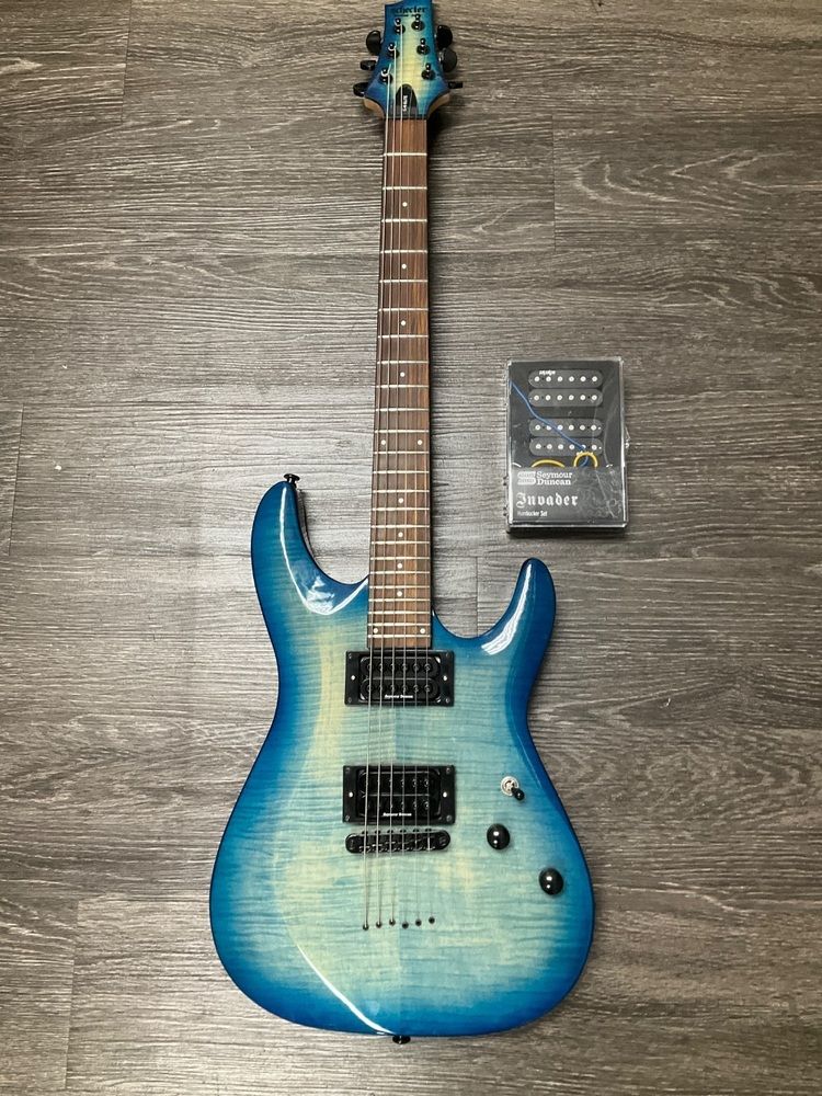 SCHECTER C-6 ELITE W/ ORIGINAL PICK UPS