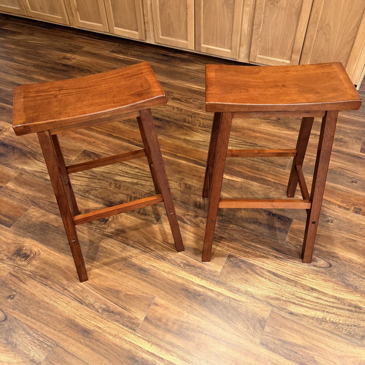 Estate sale - solid wood stools