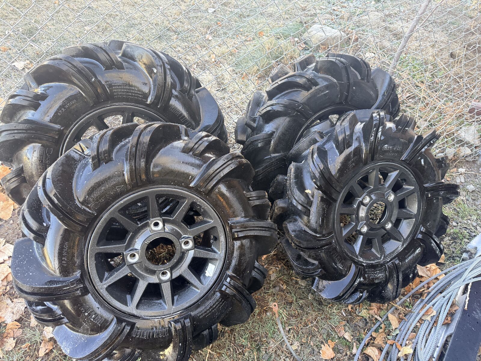 MAKE OFFER 14" Tires Wheels Polaris Sportsman 850 1000 XP RZR Razor Highlifter  ATV RTV UTV