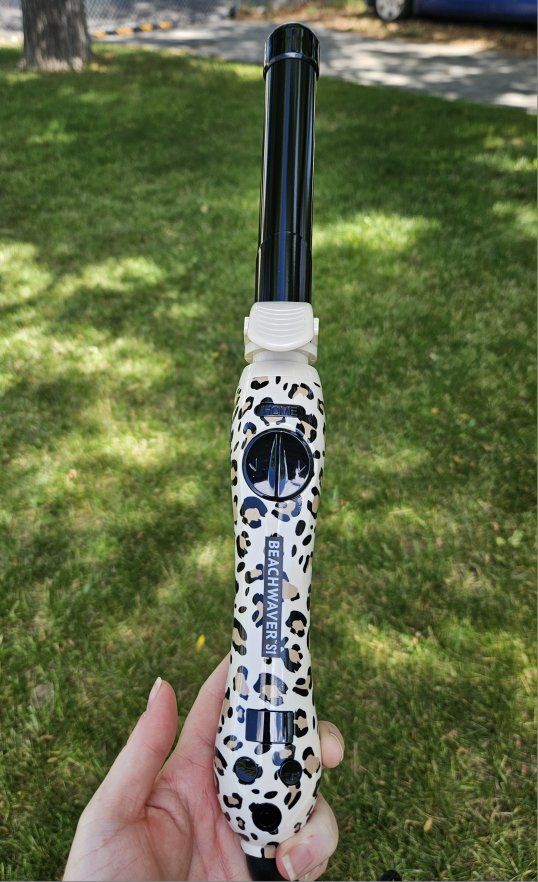 New Leopard Print Beachwaver S1 Curling Iron