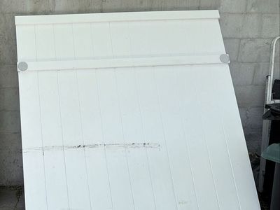 White Vynil Fence Section