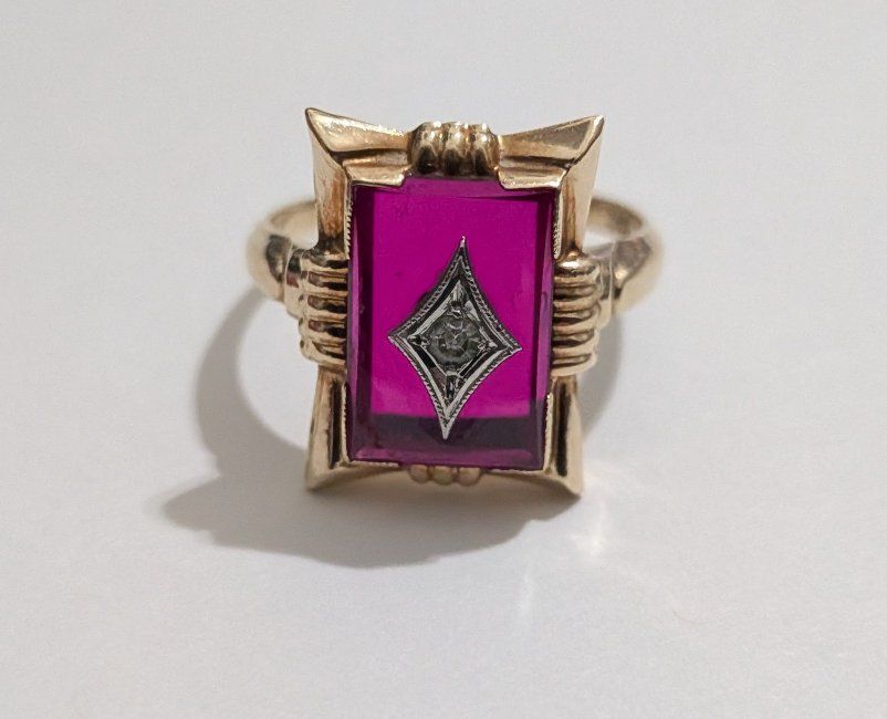 Vintage 10k yellow gold ring