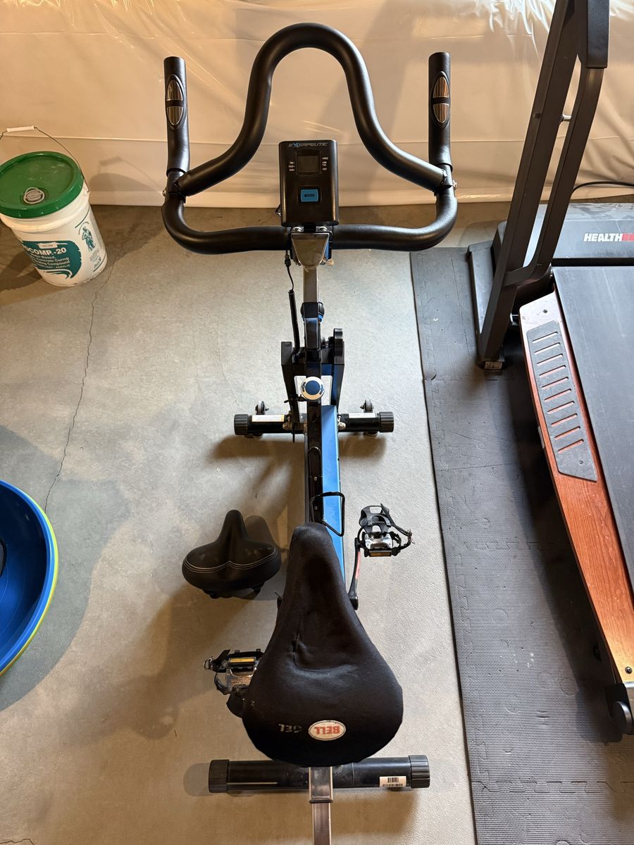 Exerpeutic Exercise Bike Indoor Cycling Stationary Fitness Bike with Digital Monitor
