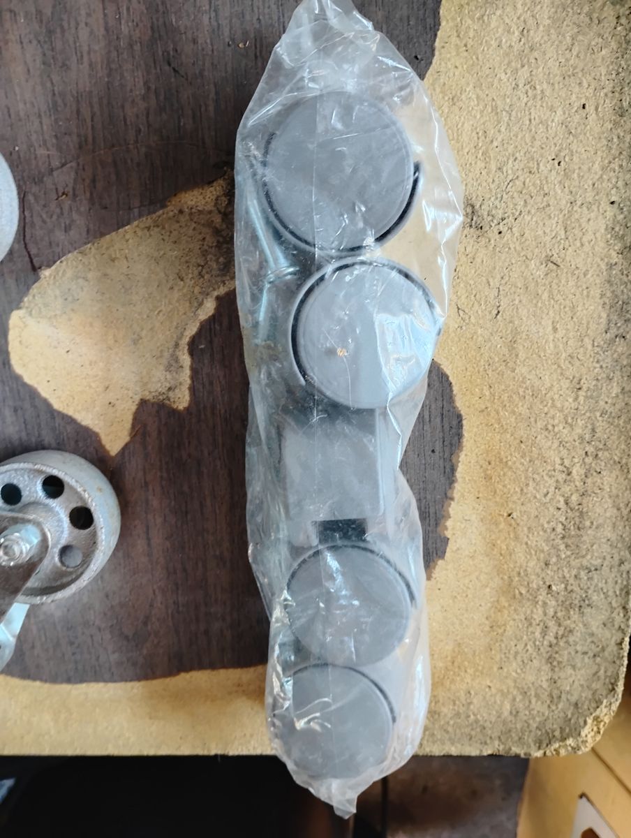 5 brand new office chair wheels.