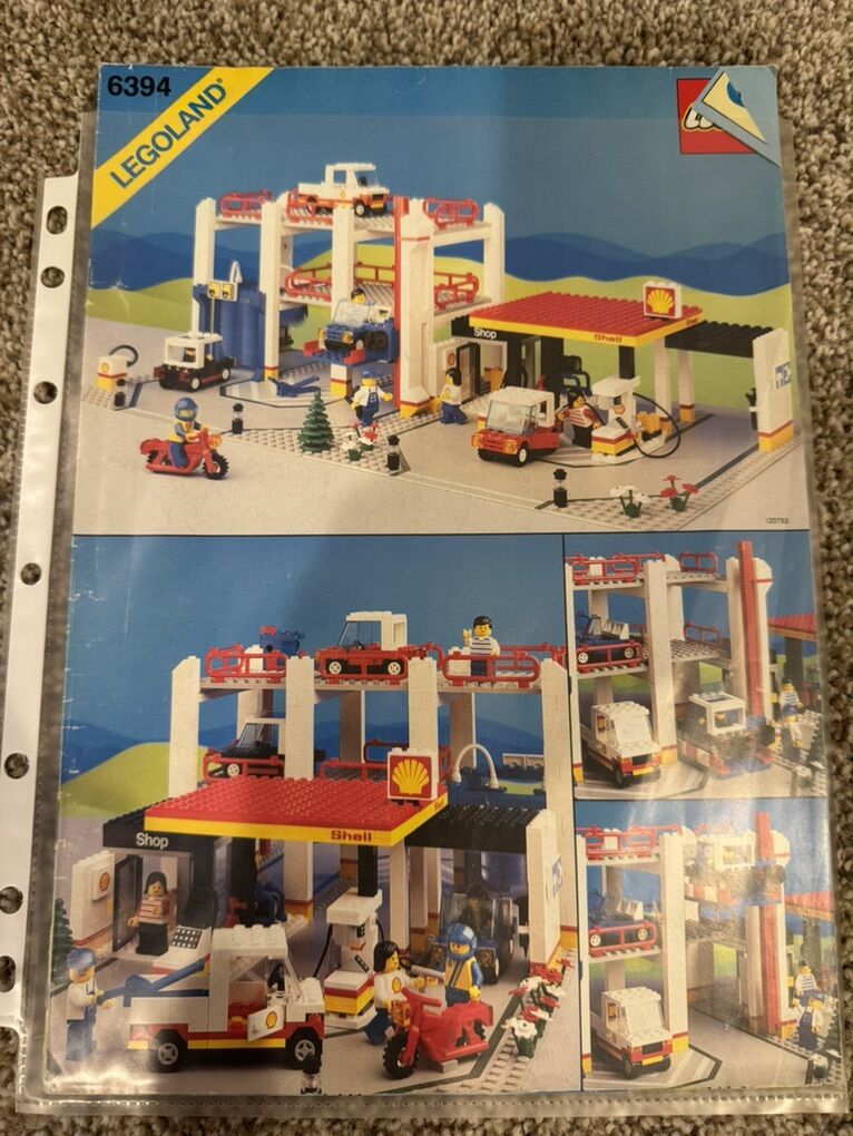 Lego Gas Station Set Antique
