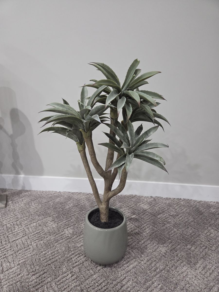 Faux palm tree