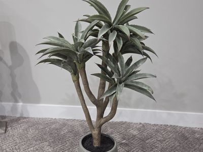 Faux palm tree
