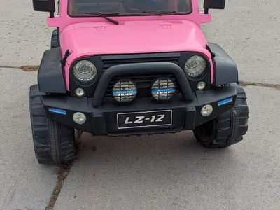 Pink Jeep Power Wheel 12V with Remote