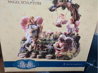 Musical, Animated Angel Sculpture by Classic Treasures - Plays "Beautiful Dreamer"