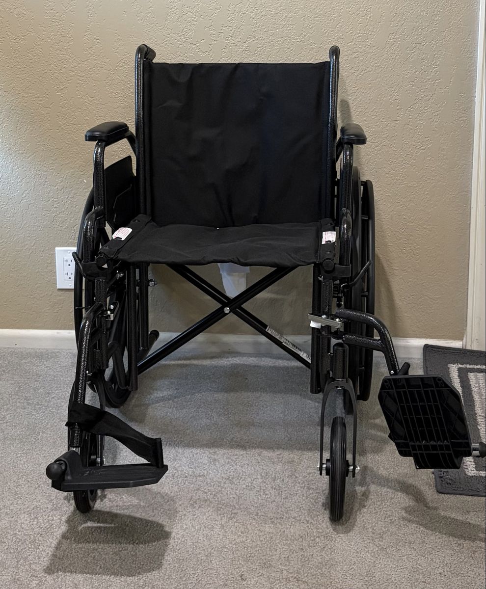 Wide Folding Wheelchair