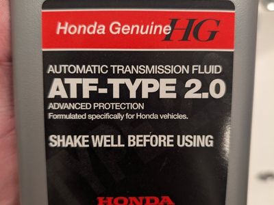 5 quarts Honda ATF Type 2.0