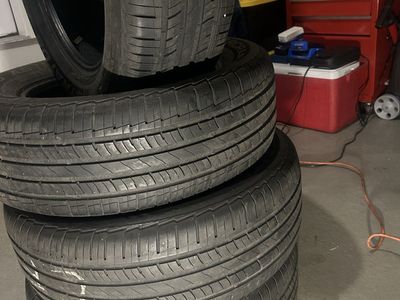 Set of 4 Used Car Tires - Good Tread Depth 4 tires 235/60/18 Mastercrat Stratus 275.00