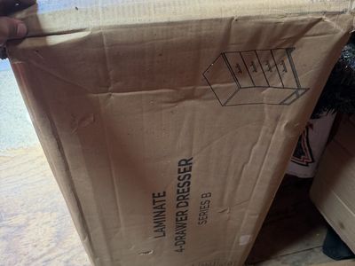 Unbranded Laminate 4-Drawer Dresser - Series B (New in Box)