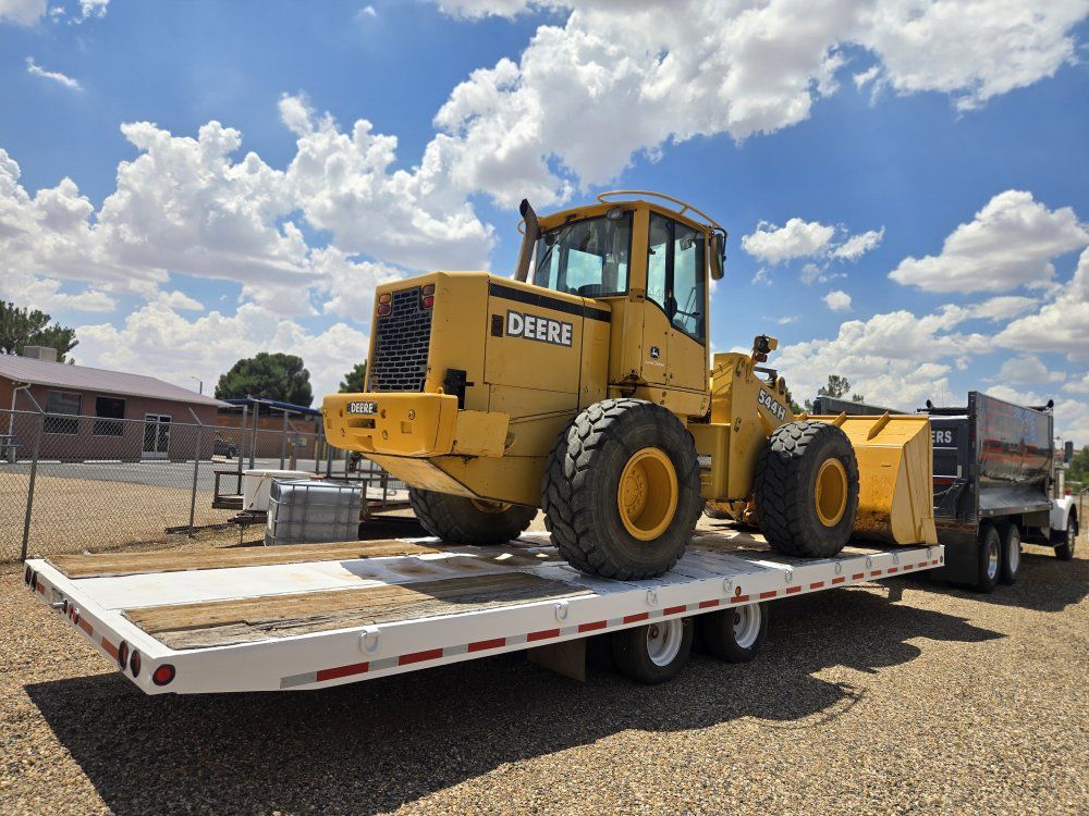 tilt deck trailer, tires like new