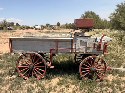Early 1800s late 1900s Freight Wagon