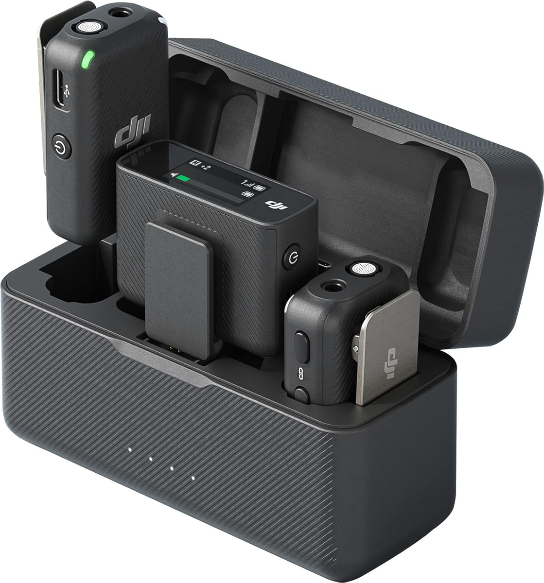 DJI Mic Wireless System (2 Transmitters + Charging Case)