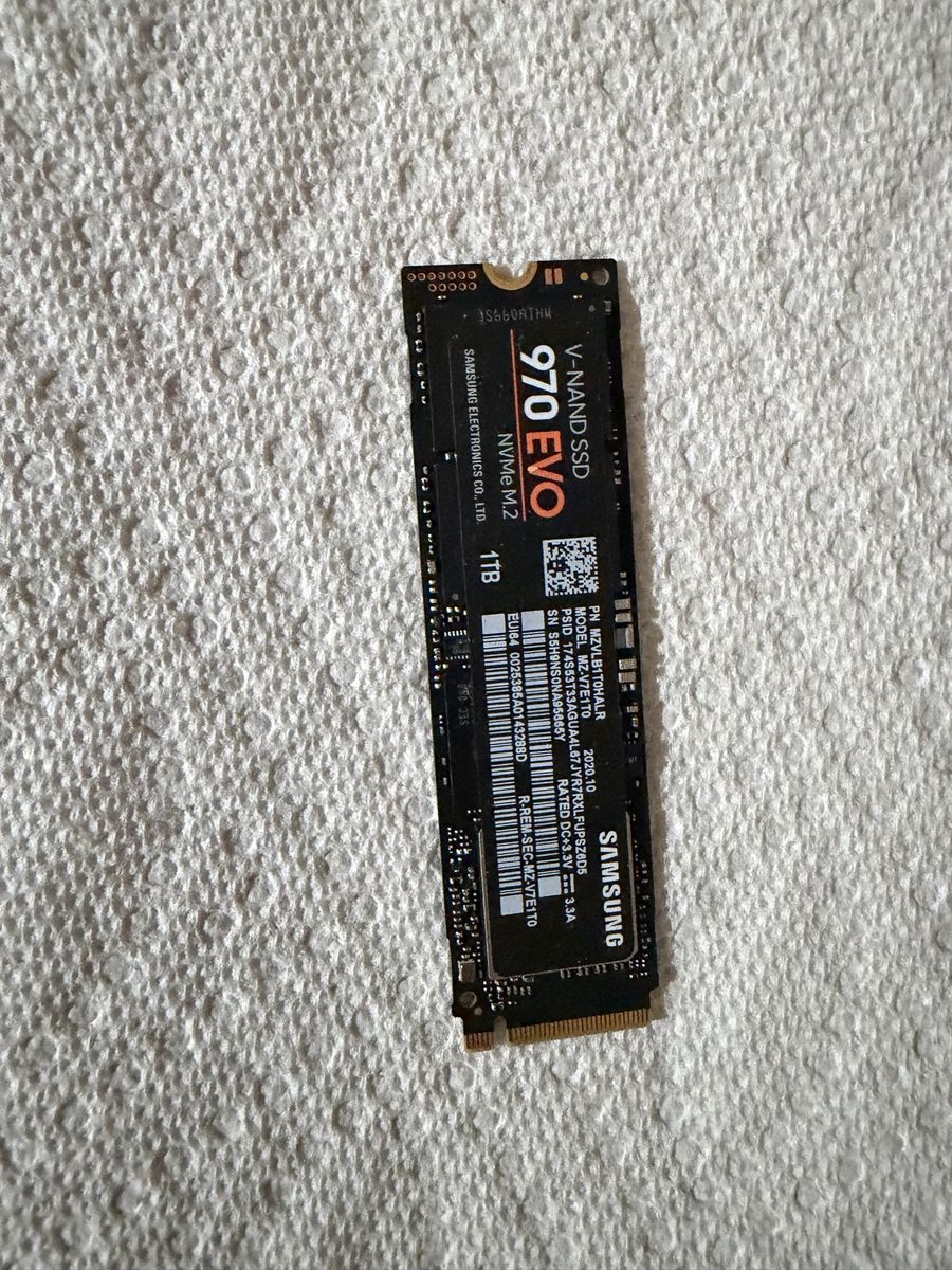 Samsung 970 EVO 1Tb NVMe m.2 SSD