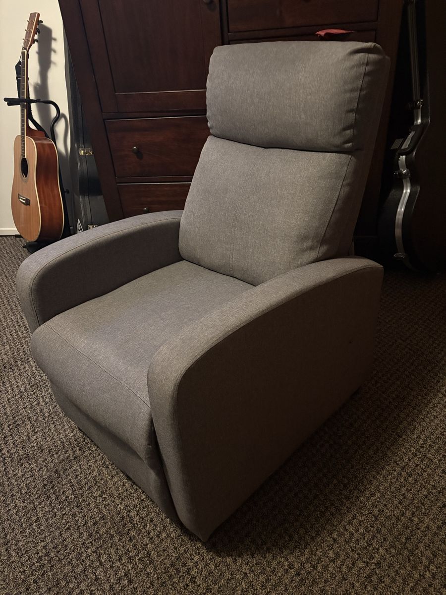 Grey small Recliner