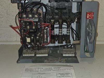 Allen Bradley 2100 MCC 12” Starter Bucket Size 1 W/ Fuses