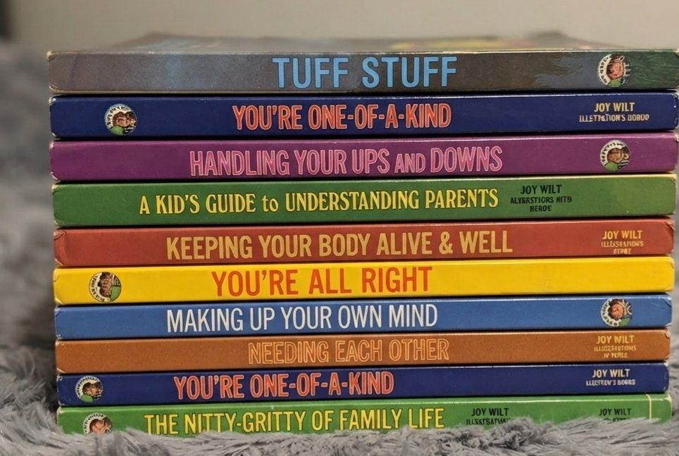 Nostalgic Learning Life Skills Reader "Ready-Set-Grow" Children's Books by Joy Wilt (Set of 9) [1970s]