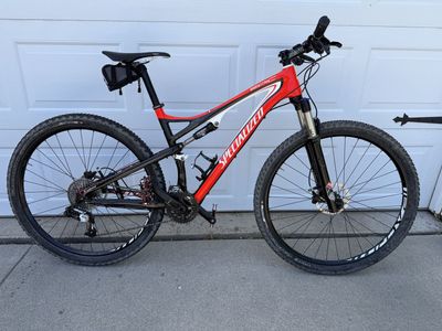 Specialized Epic Comp Carbon 29er Mountain Bike — SRAM X9 — Full Suspension — Excellent