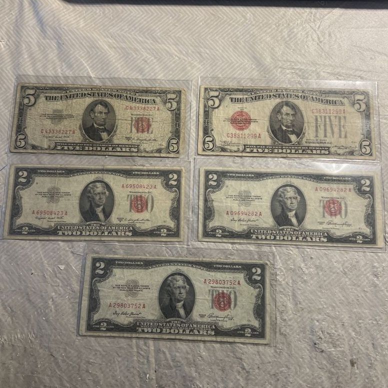 Circulated Legal Tender Notes (Red Seal)