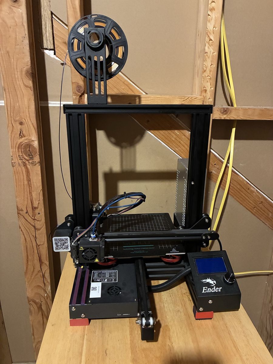 Creality Ender 3 V2 3D Printer & SCRIB3D P1 Lite Pen w/Filament - Used almost new highly modded used like 12 times no problems