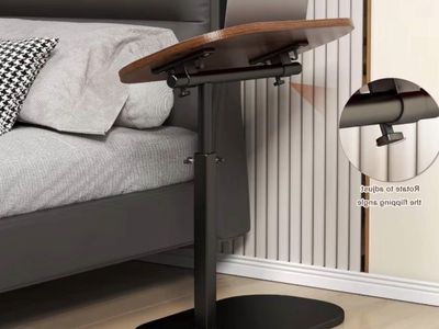 Adjustable C-Shaped Side Table — Brand New