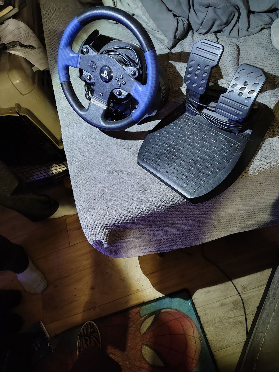 PlayStation thrustmaster steering wheel and pedals that work.