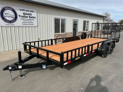 2026 Big Bubba's Trailers 83'x20' 5' Utility Trailer 7K - Pkg 3 Side Ramps