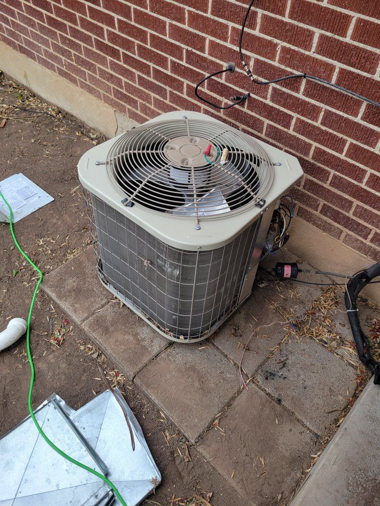 60k Btu furnace & 2 ton AC unit.