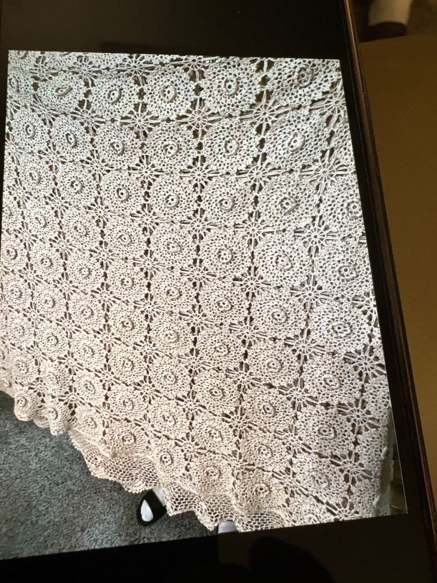 Handmade Crocheted Blanket Cover