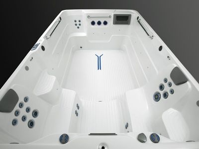 2021 Endless Pools R-200 infinity pool and spa (gray)