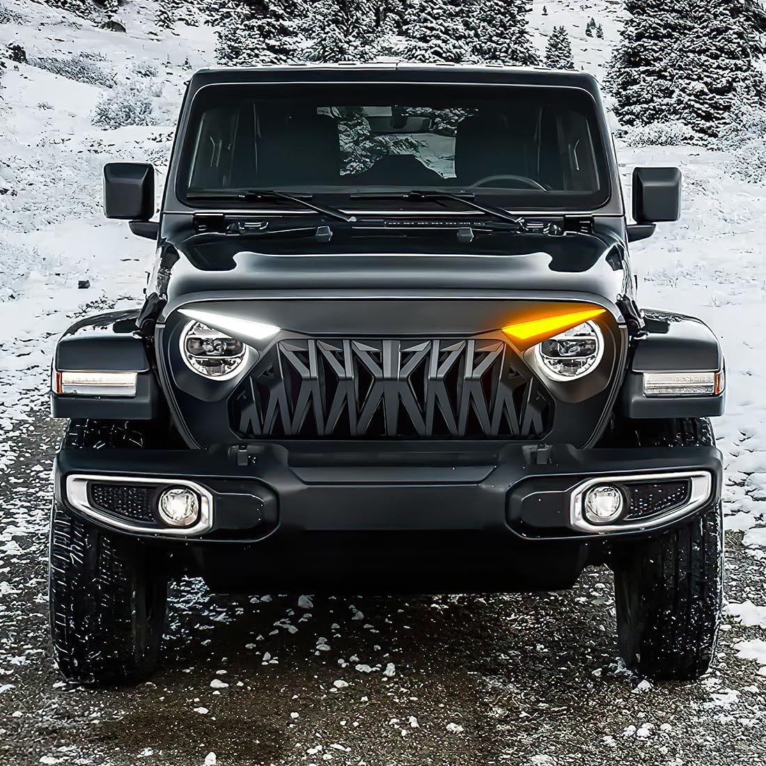 Brand New Front Grill ( 2018-2026 Jeep Wrangler JL JLU & 2020+ Gladiator JT)
