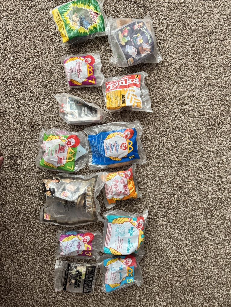 Vintage Fast Food Kid Meal Toy Lot - unopened